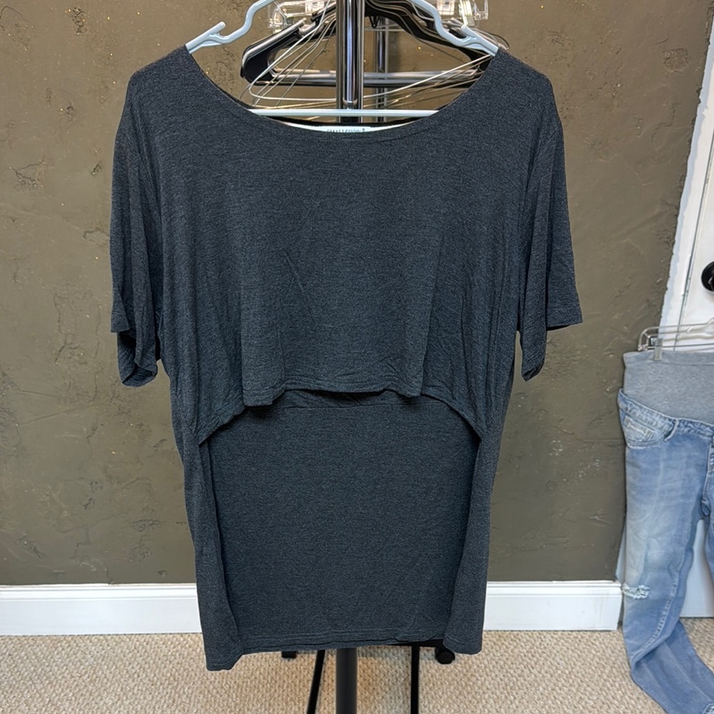 Women's Black Layered Top